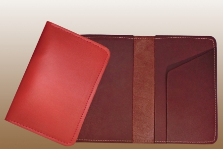 Leather Top Stub Checkbook Cover