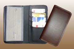 Leather Standard Card Checkbook Cover