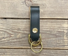 Black Klondike Leather Custom Deluxe Key Loop (Bundle Price Available)