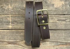 Black Cherry-EXCALIBUR Leather Belt