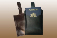 Leather Hidden Passport Holder