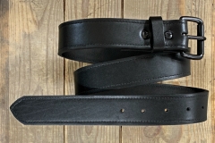 Black Premium Leather Belt