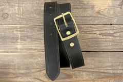 Ebony Harness Leather Belt